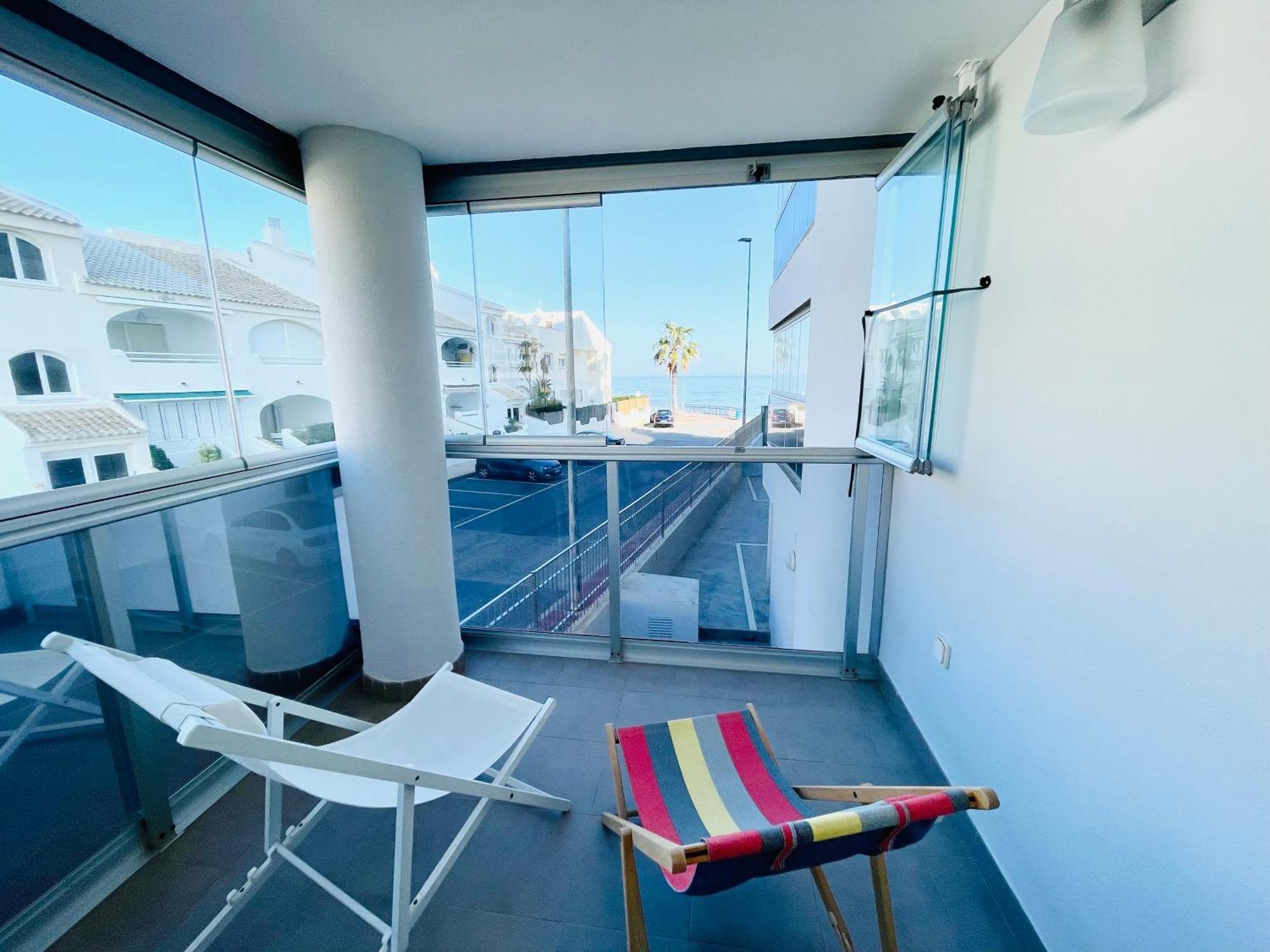 拉曼加戴尔马尔梅纳Apartamento En Primera Linea Con Vistas A La Playa Ensenada Del Esparto Del Residencial Vina Del Mar公寓 外观 照片